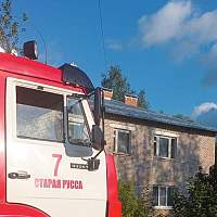 В старорусской деревне Медниково на пожаре погибла женщина