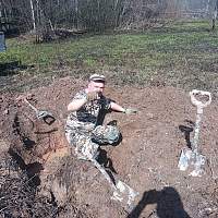 В Старорусском округе поисковики нашли останки пяти бойцов РККА