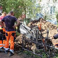 В Великом Новгороде прорывы трубопроводов устранят до новой недели