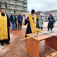 В Великом Новгороде вернулся крест на церковь великомученика Прокопия