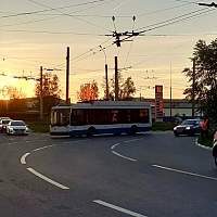 В Великом Новгороде восстановили троллейбусную сеть на площади Строителей