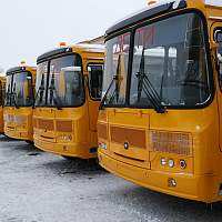 Владимир Путин поддержал просьбу мэра Великого Новгорода Александра Розбаума о продлении программы передачи школьных автобусов регионам