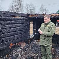 За сутки на пожарах в Новгородской области погибли трое мужчин